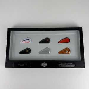 Harley-Davidson Miniature Tank Collection Shadow Box Brandt's Wabash, IN Edition